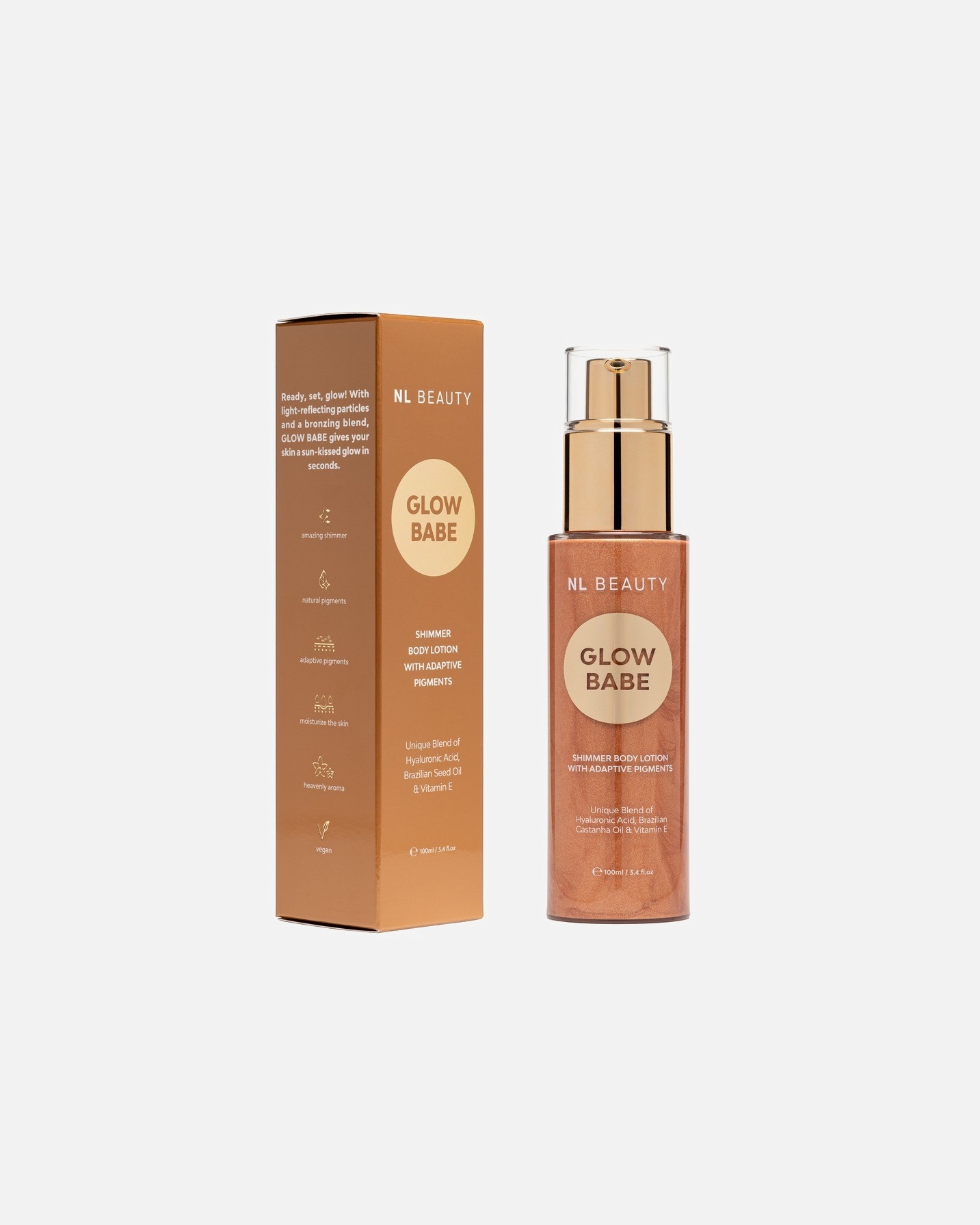 Ulei de corp pentru Unisex NL Beauty Glow Babe 100 ml