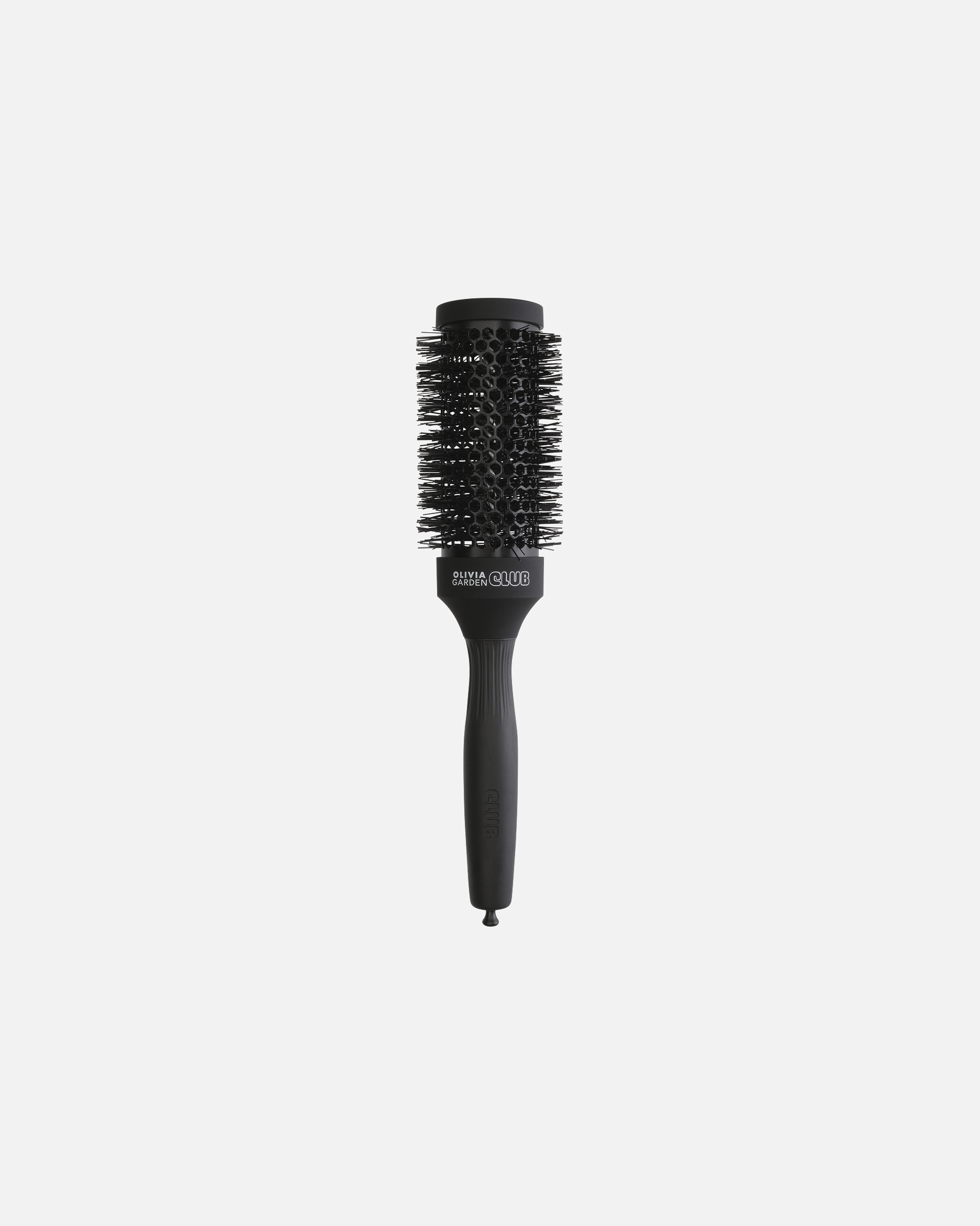 Perie rotunda pentru Femei Olivia Garden Club THE GLOW - Blowout Ceramic Round Brush Black M 1 buc.