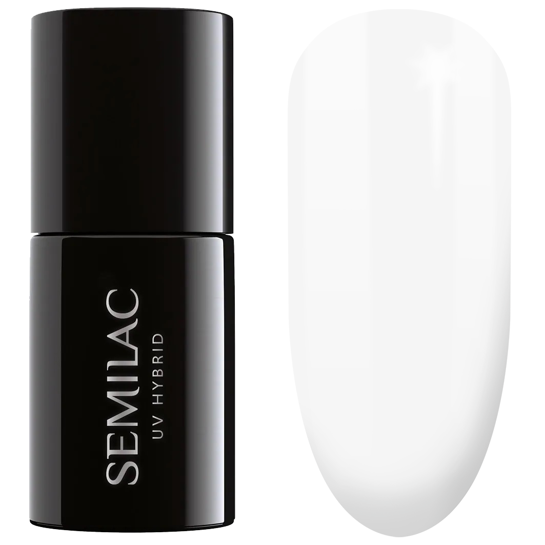 Lac unghii UV pentru Semilac UV Gel Polish 001 - Strong White