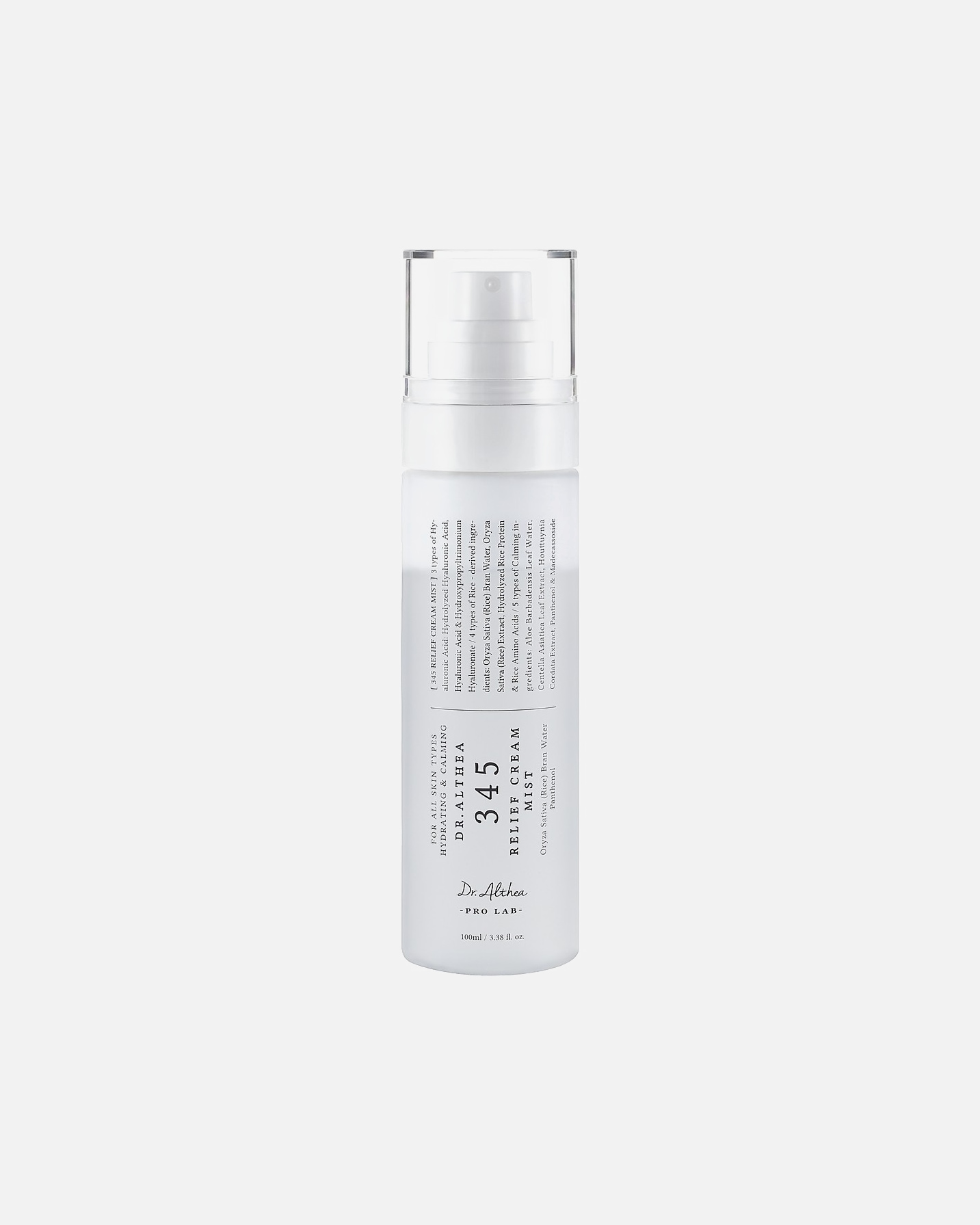Spray pentru fata pentru Unisex Dr. Althea Relief Mist 100 ml
