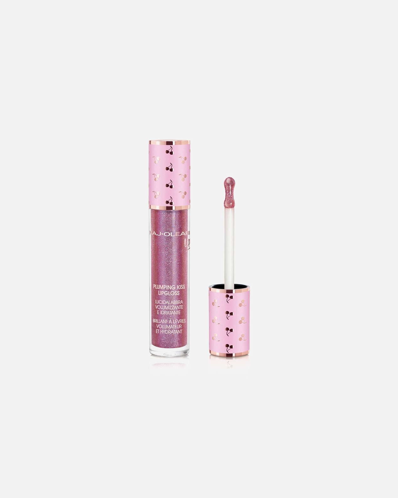 Gloss de buze pentru Unisex Naj Oleari Plumping Kiss Lipgloss 12 - Boreal Orchid