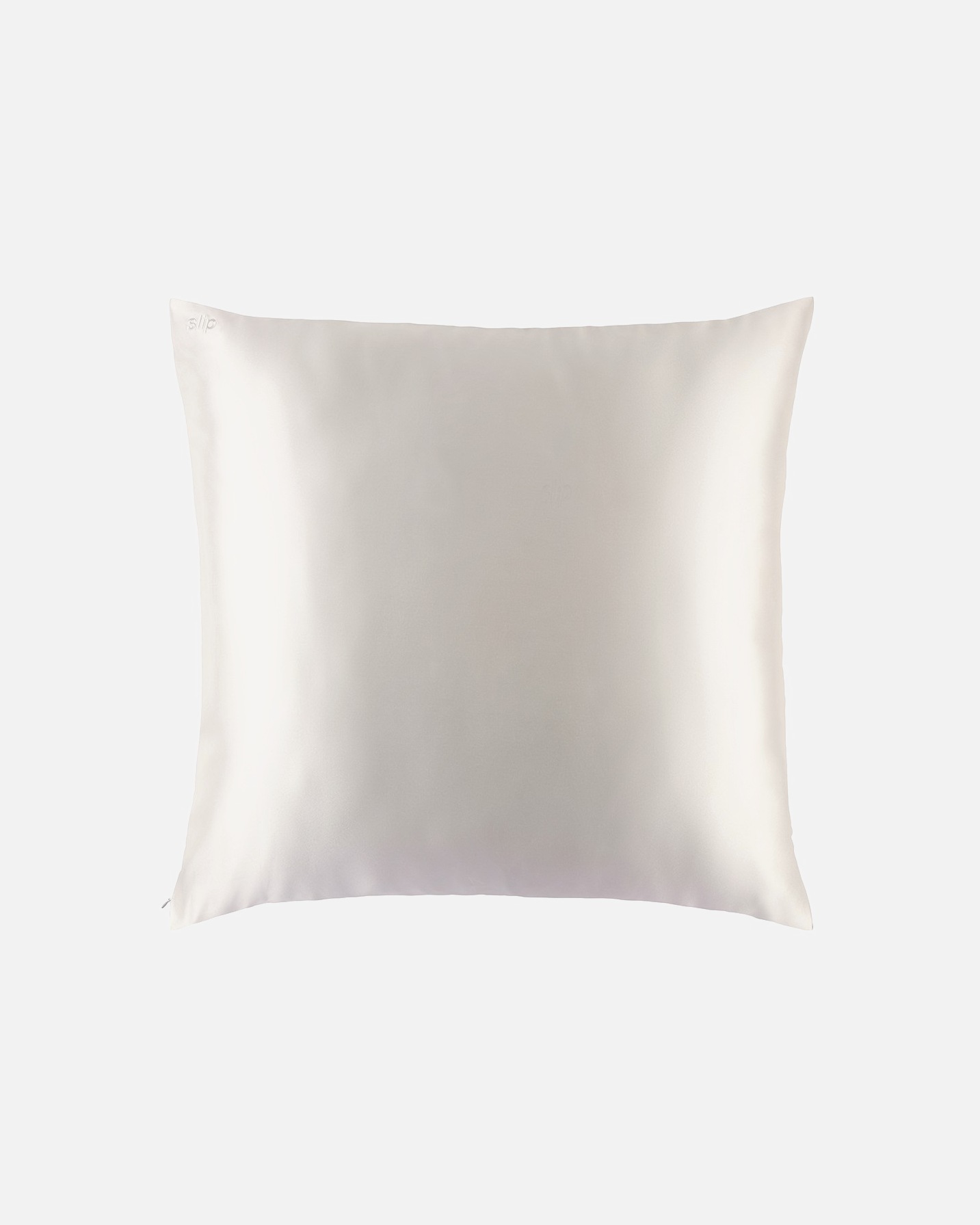 Husa perna pentru Unisex Slip Față de pernă din mătase pură - 80x80 Alb