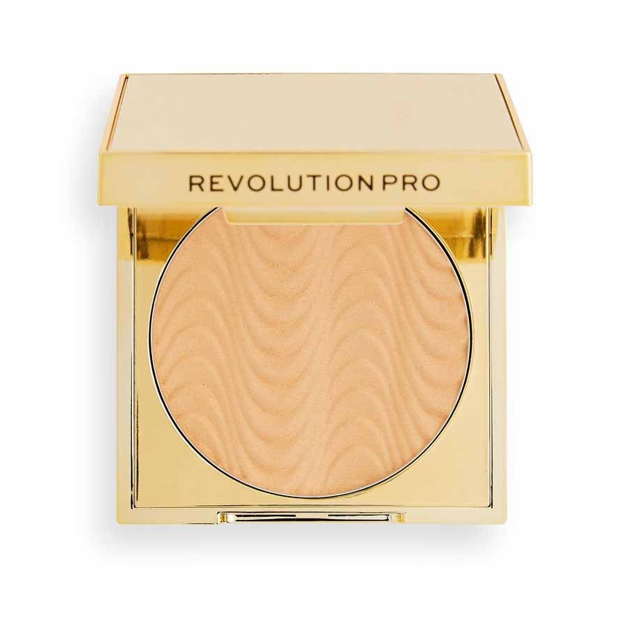 Pudra pentru Revolution Pro Pro CC Perfecting Pressed Powder Warm Maple