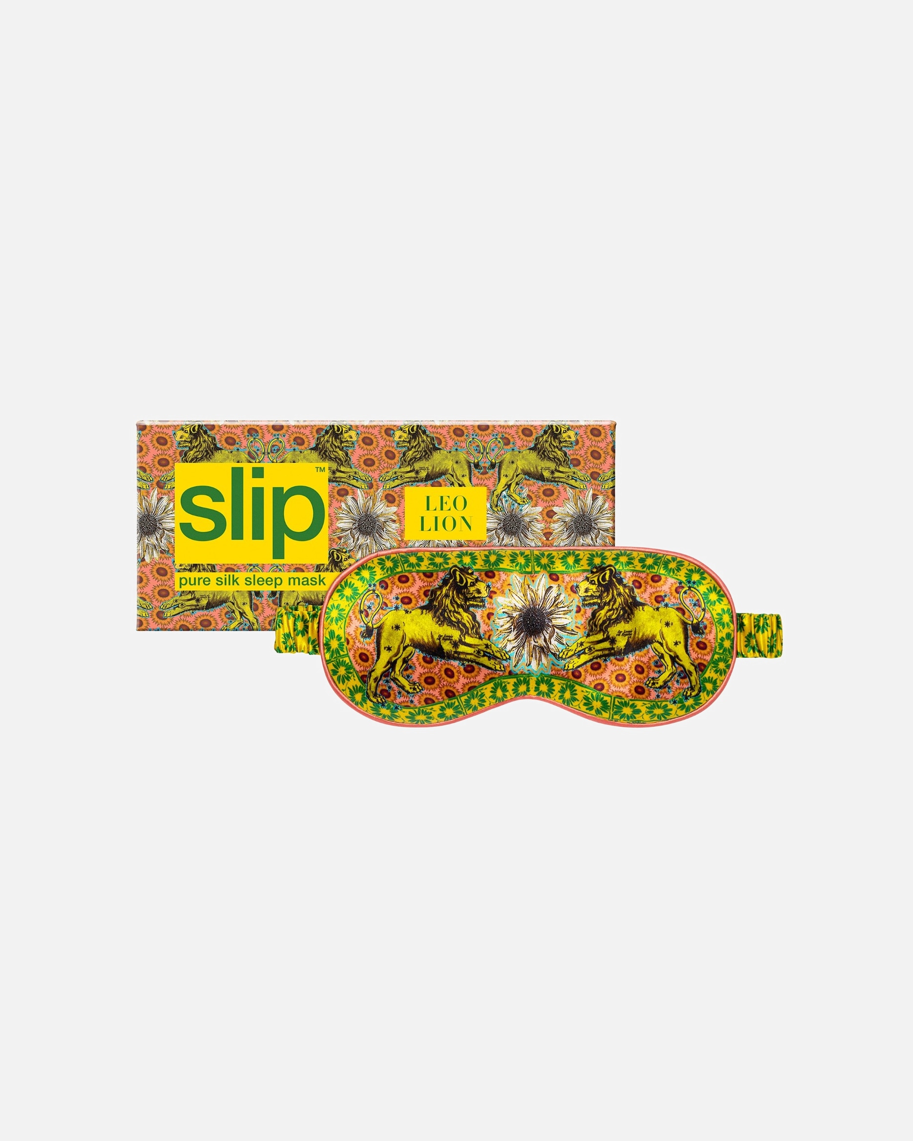 Masca pentru somn pentru Unisex Slip slip pure silk sleep mask - zodiac - leo