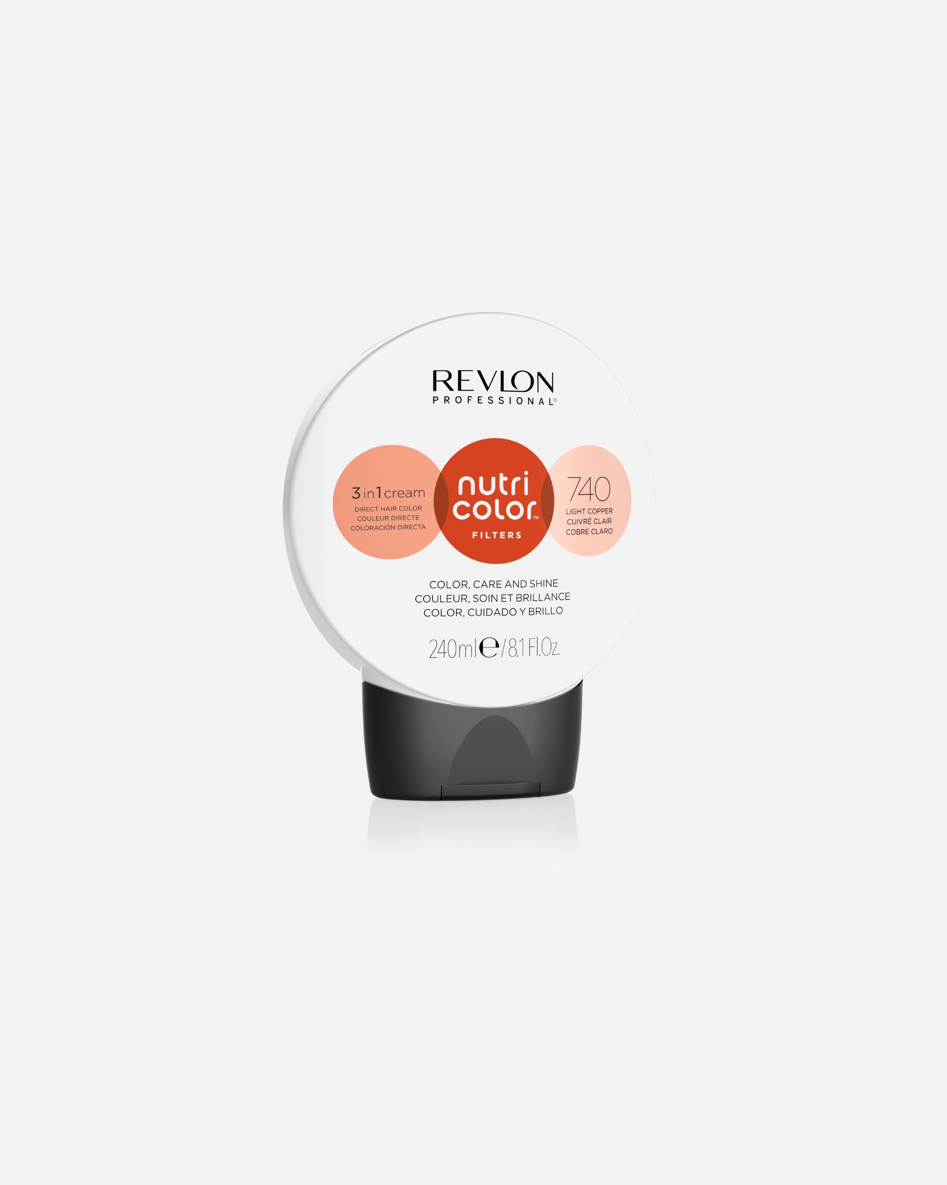 Vopsea de par pentru Unisex Revlon Professional 3 in 1 Cream Nr. 740