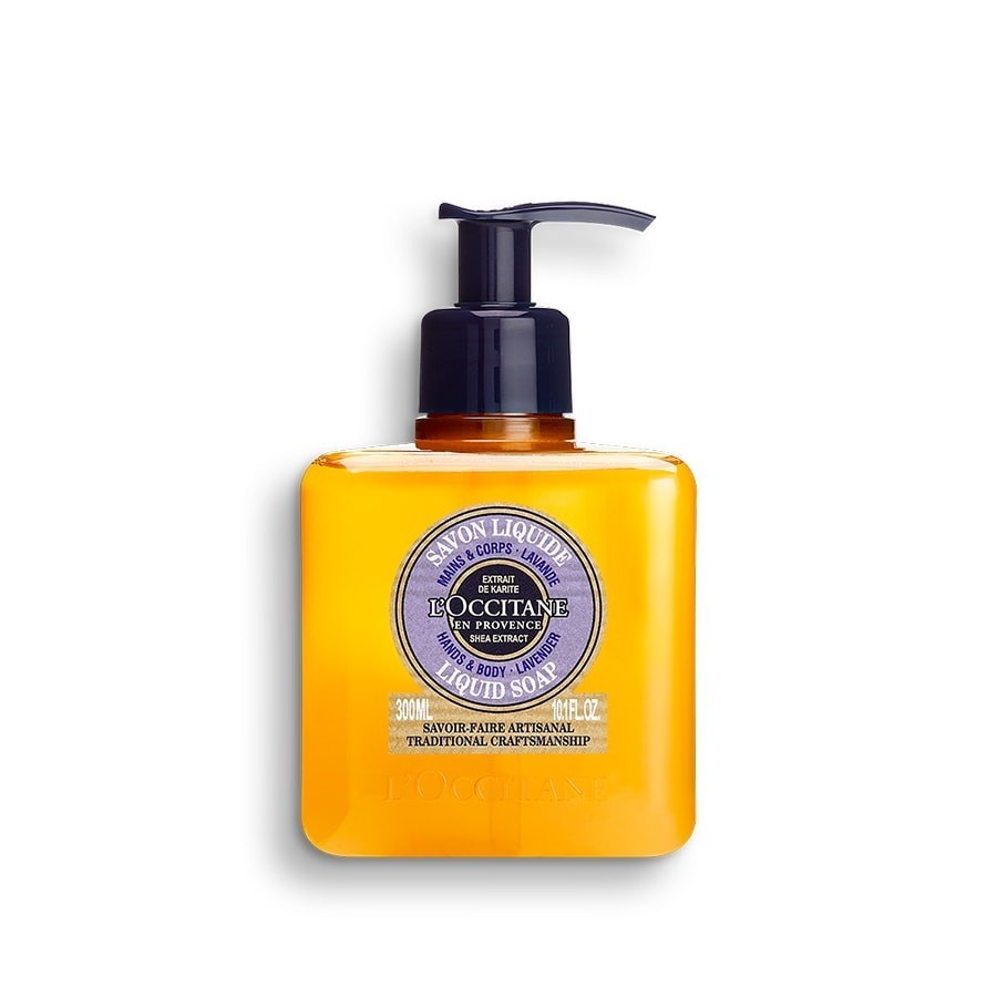 Sapun de maini pentru L’Occitane Shea Butter Body & Hand Liquid Soap Lavender 300 ml