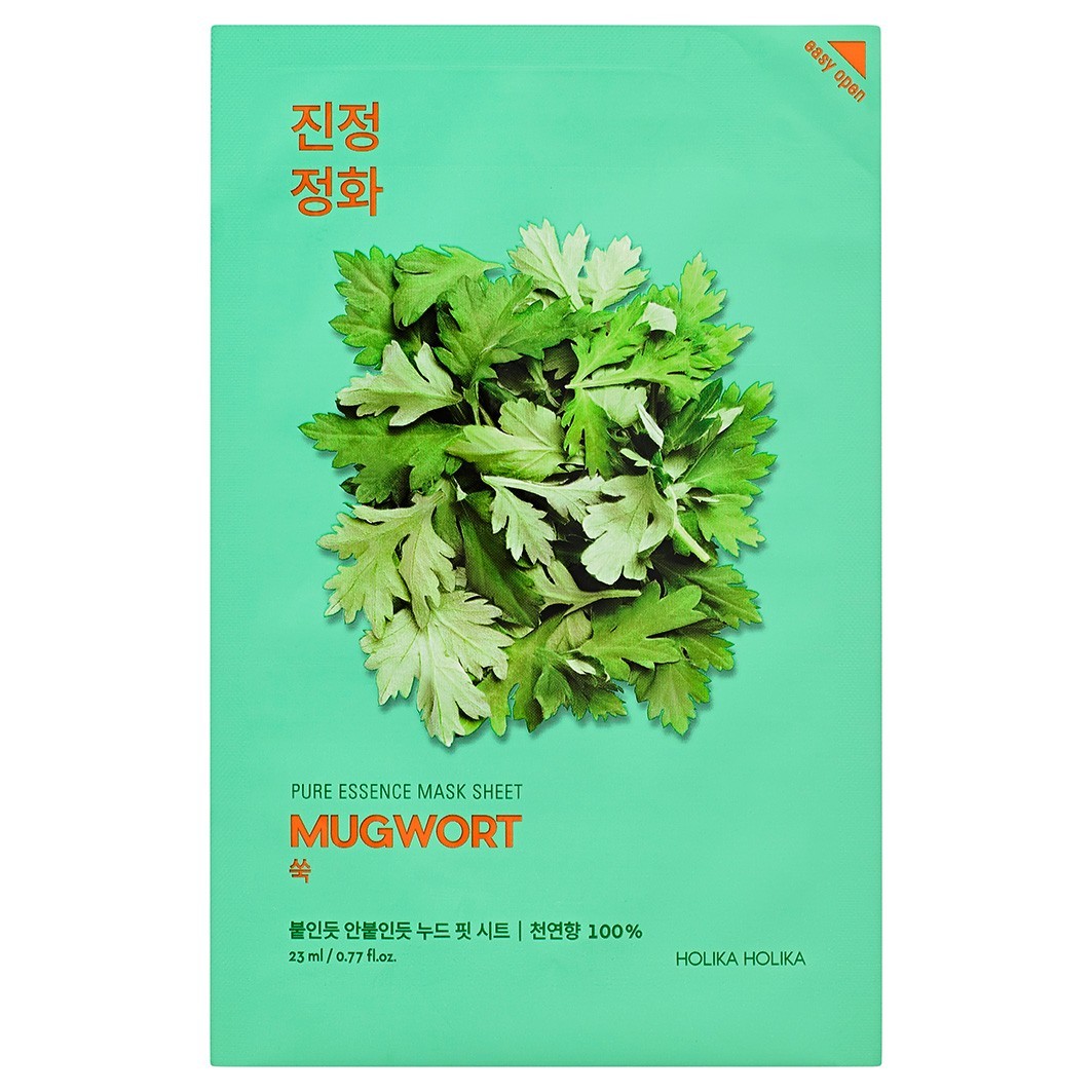 Masca hidratanta pentru Holika Holika Pure Essence Mask Sheet Mugwort 23 ml