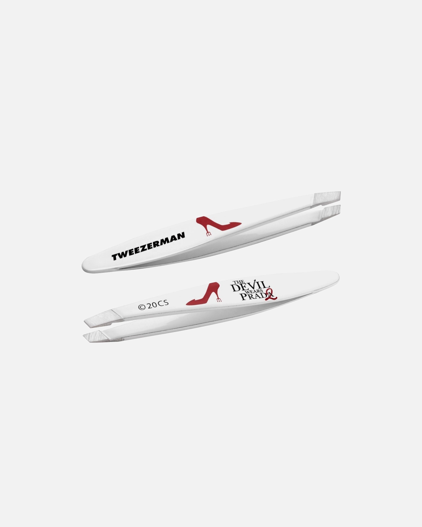 Penseta pentru Unisex Tweezerman The Devil Wears Prada 2 Mini Slant Tweezer 1 bucată