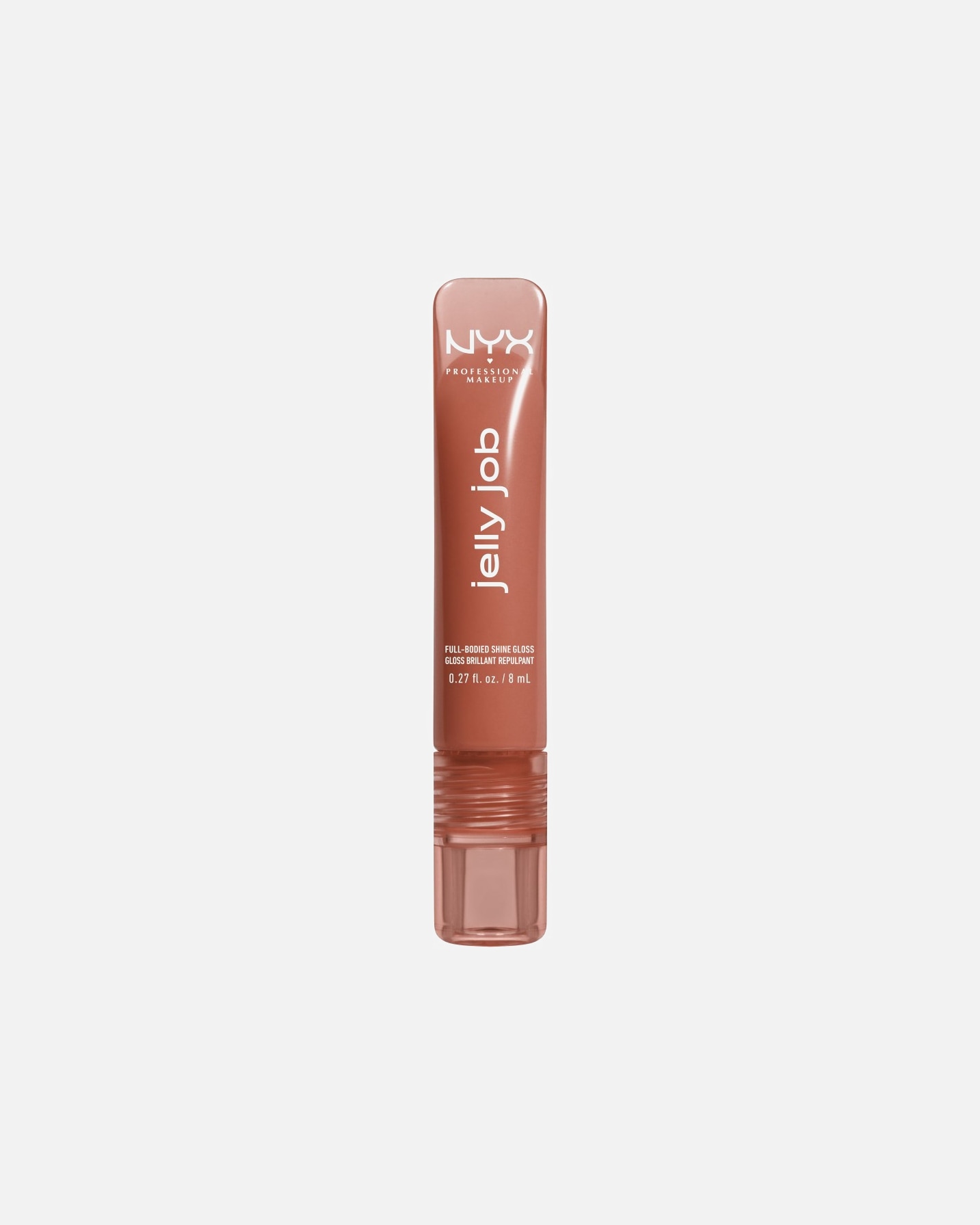 Gloss de buze pentru Unisex NYX Professional Makeup Peptide Infused 04 Toast NJelly