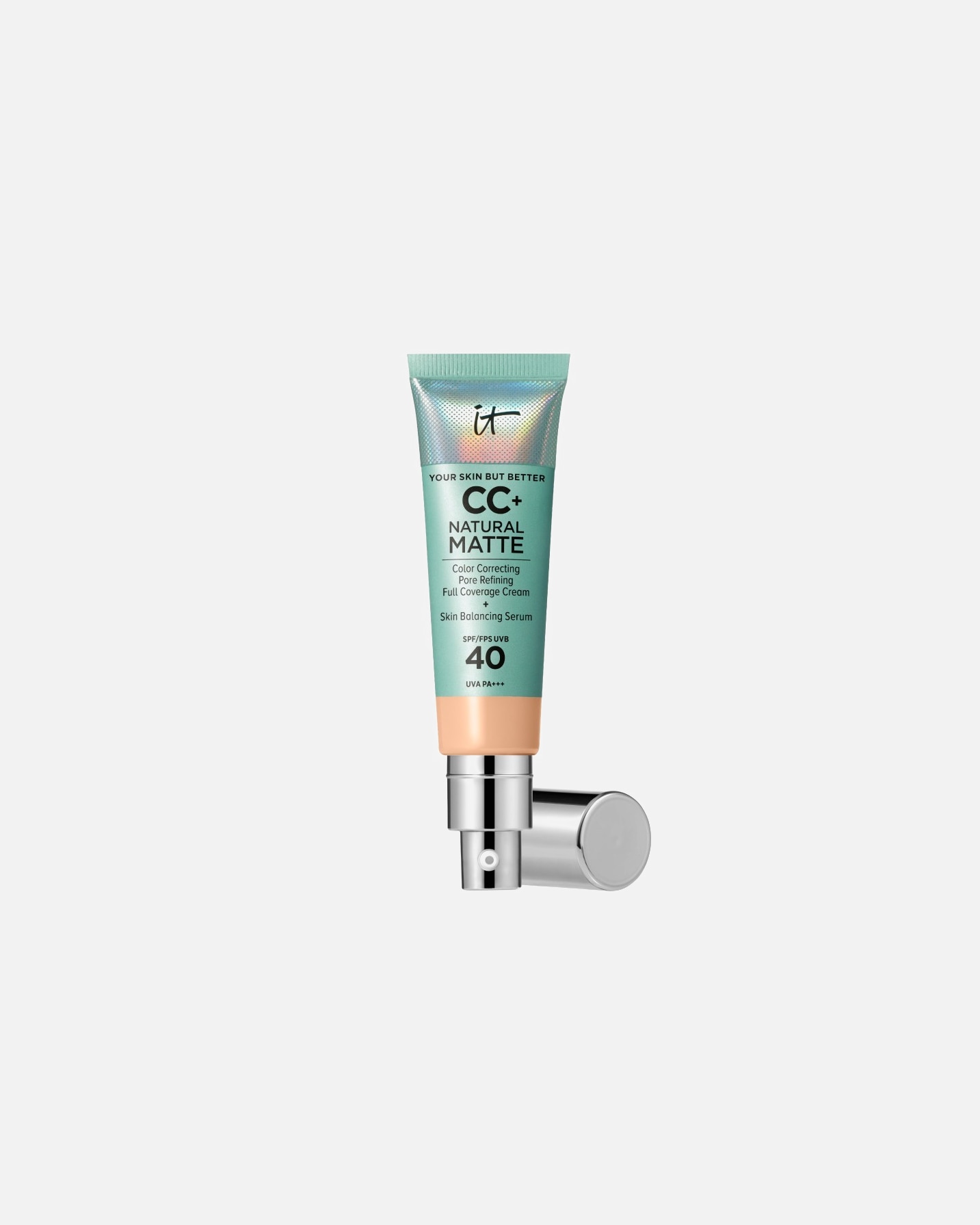 Crema corectoare pentru Unisex IT Cosmetics Your Skin But Better CC+ Natural Matte SPF 40 Light Medium