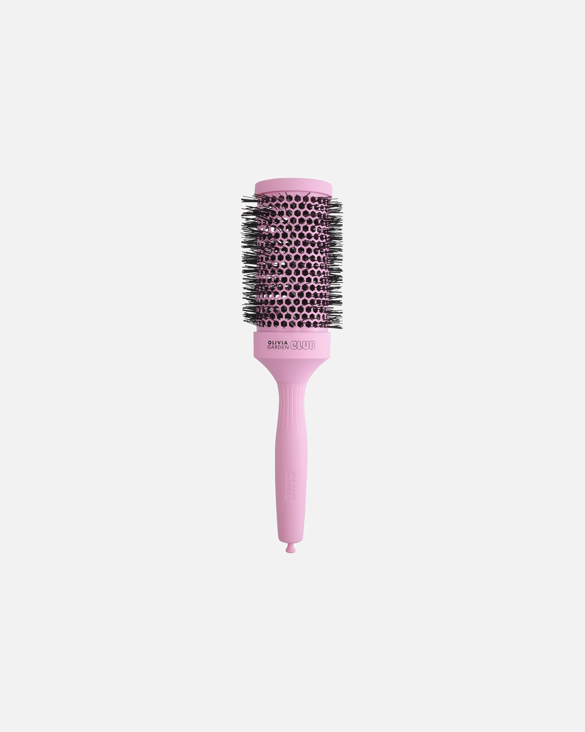 Perie rotunda pentru Femei Olivia Garden Club THE GLOW - Blowout Ceramic Round Brush Pink L 1 buc.