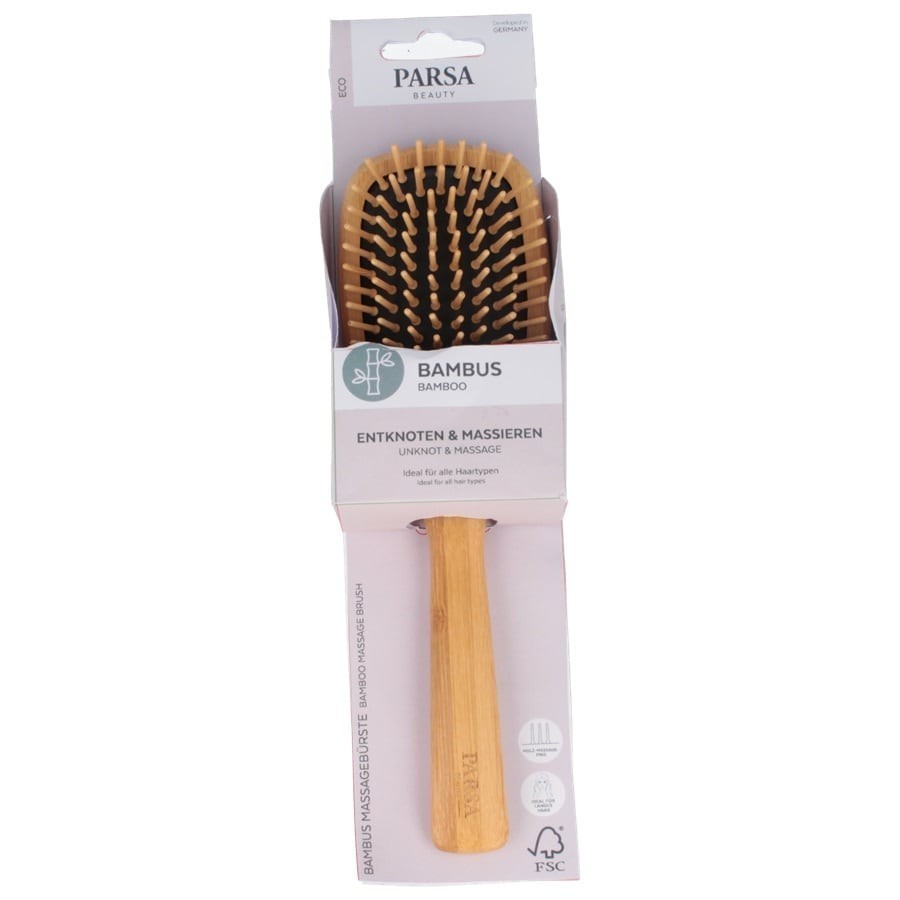Accesorii pentru Parsa Beauty Bamboo and Pine Wood Brush Nature 1 buc.