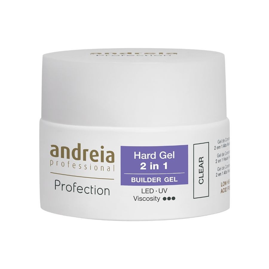 Lac de unghii pentru Andreia Professional Profection Hard Gel 2 in 1 Clear