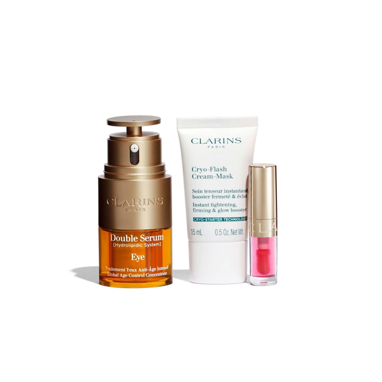 Set pentru ingrijirea faciala pentru Clarins Double Serum Double Serum Eye Collection Gift Set 1 buc.