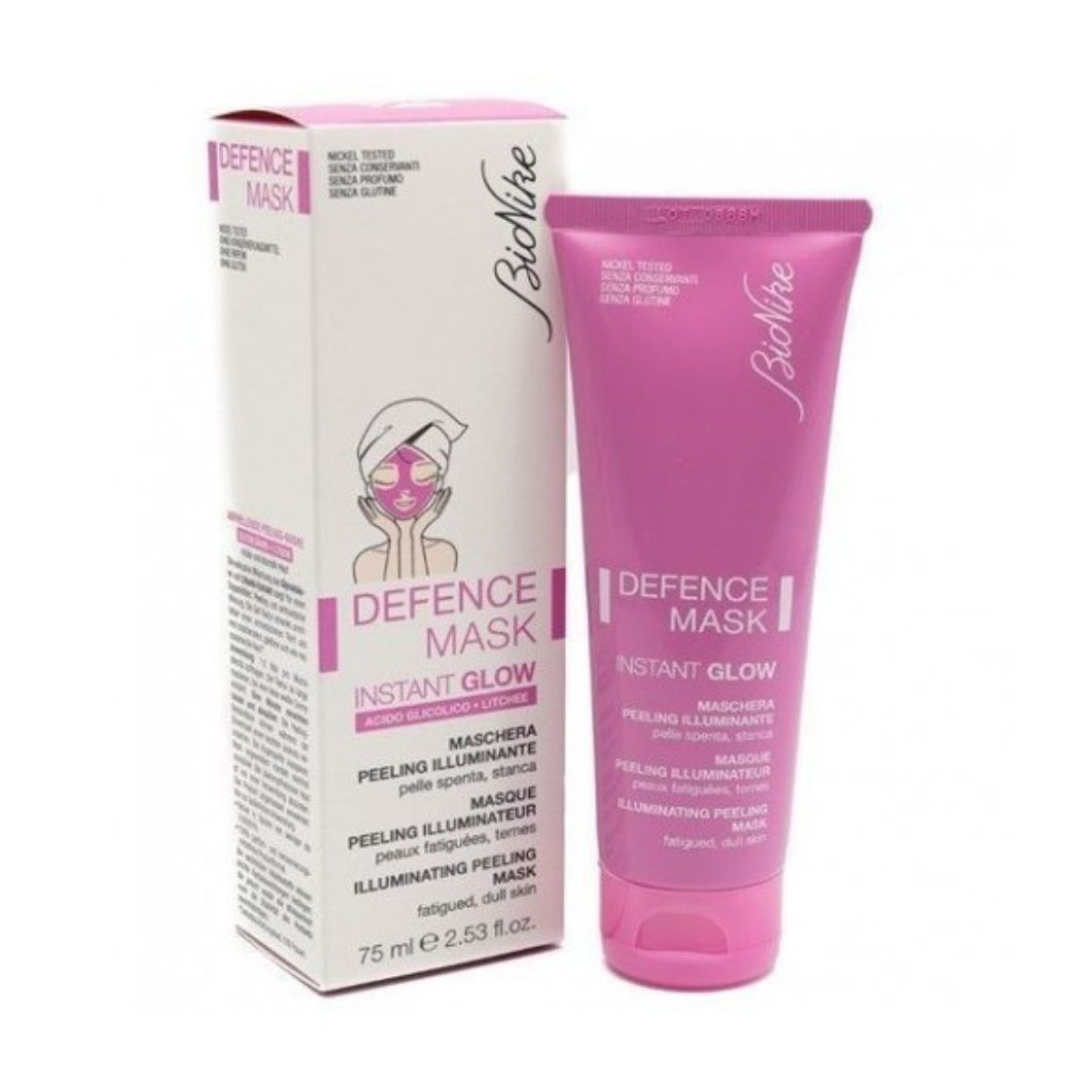 Masca iluminatoare pentru Bionike Default Brand Line Defence Mask Instant Glow Illuminating Peeling Mask 75 ml