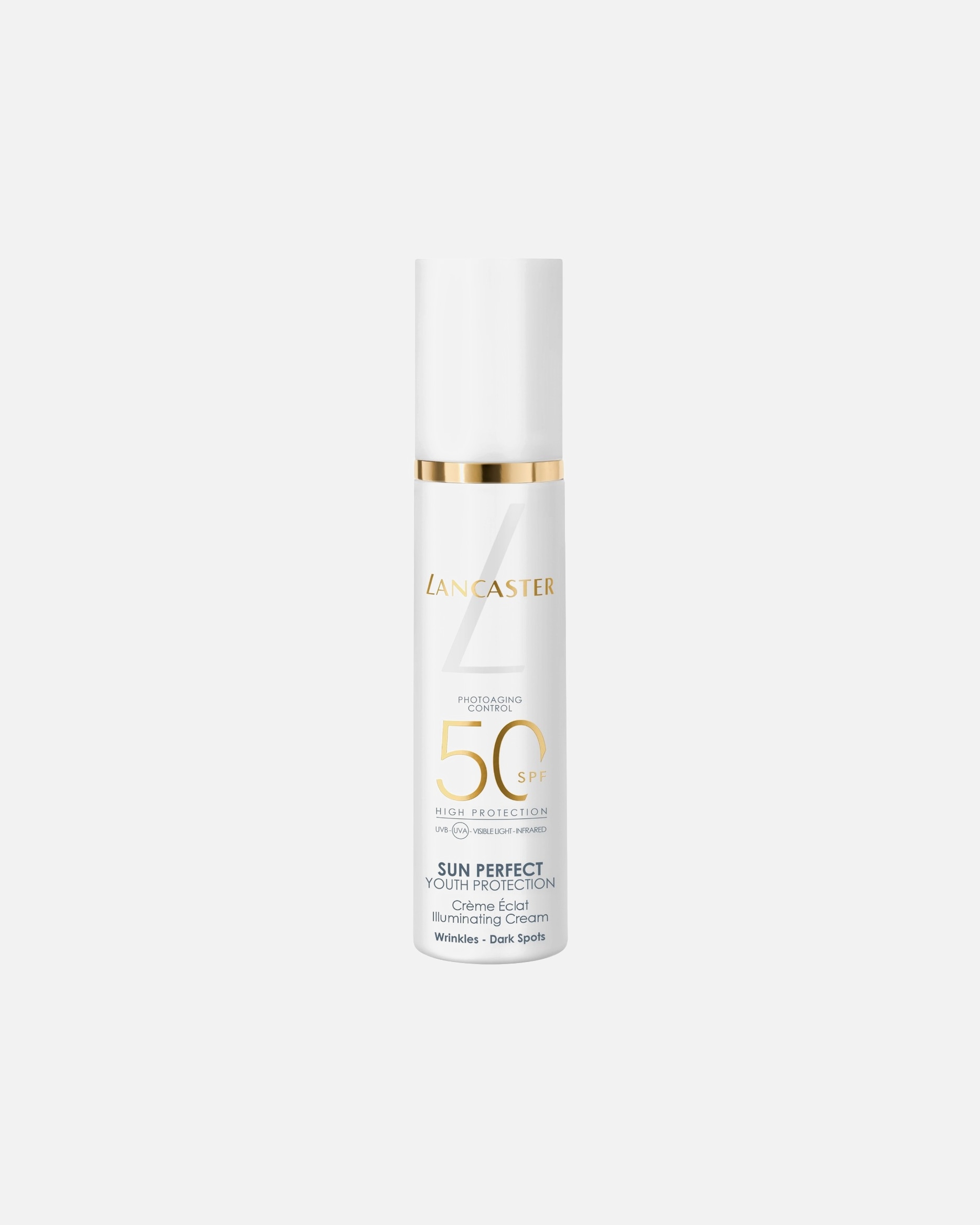 Cremă de protecție solară pentru corp pentru Unisex Lancaster Illuminating Cream SPF 50 50 ml