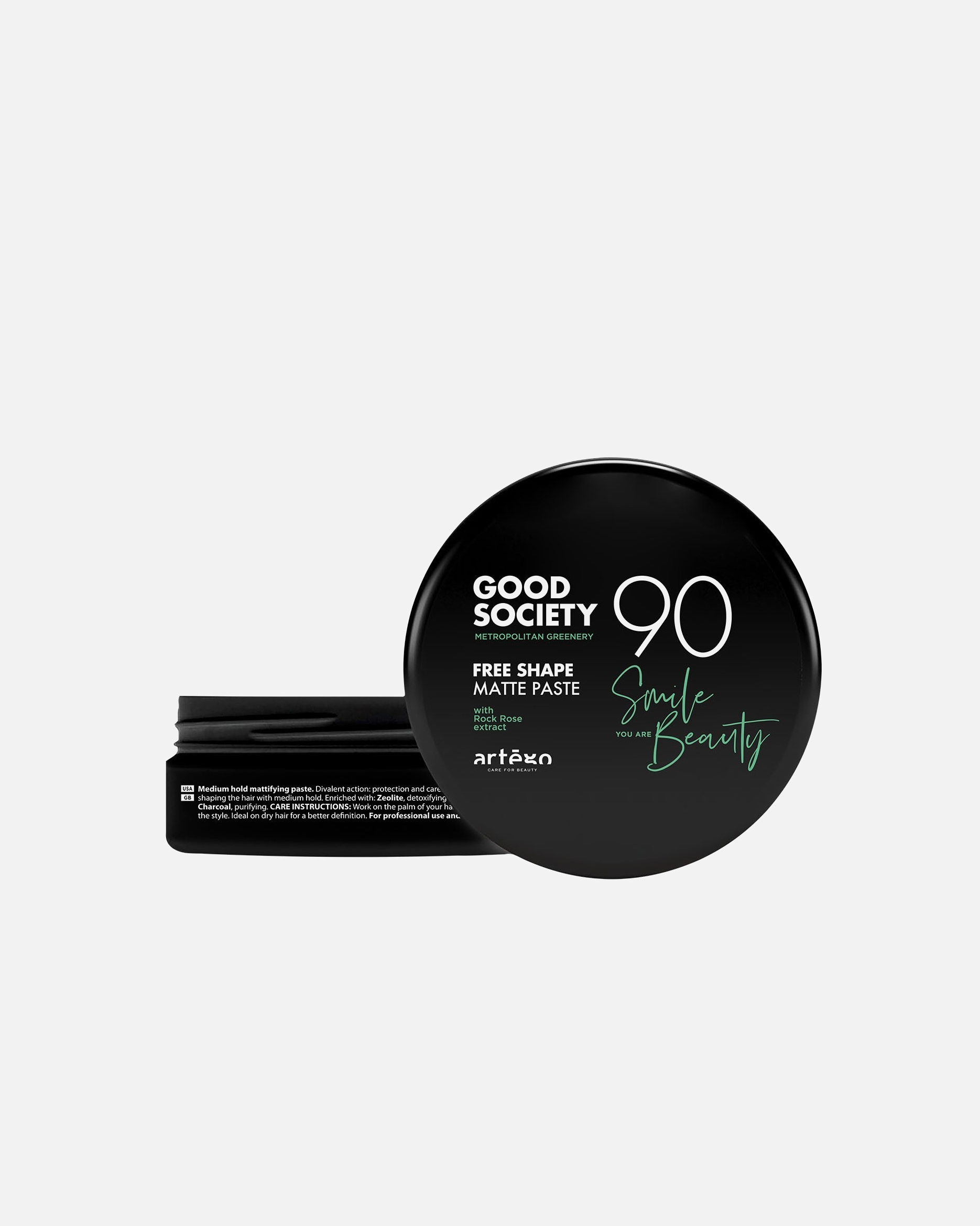 Crema pentru par pentru Unisex Pastă de coafare matifiantă 90 Free Shape Matte Paste 100 ml