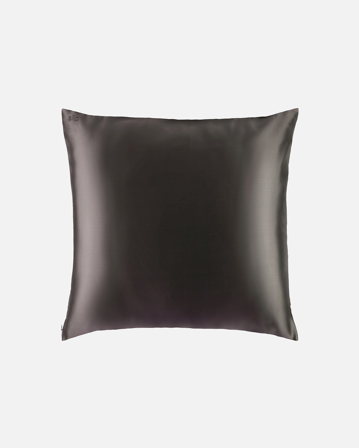 Husa perna pentru Unisex Slip Față de pernă din mătase pură - 80x80 Anthrazit