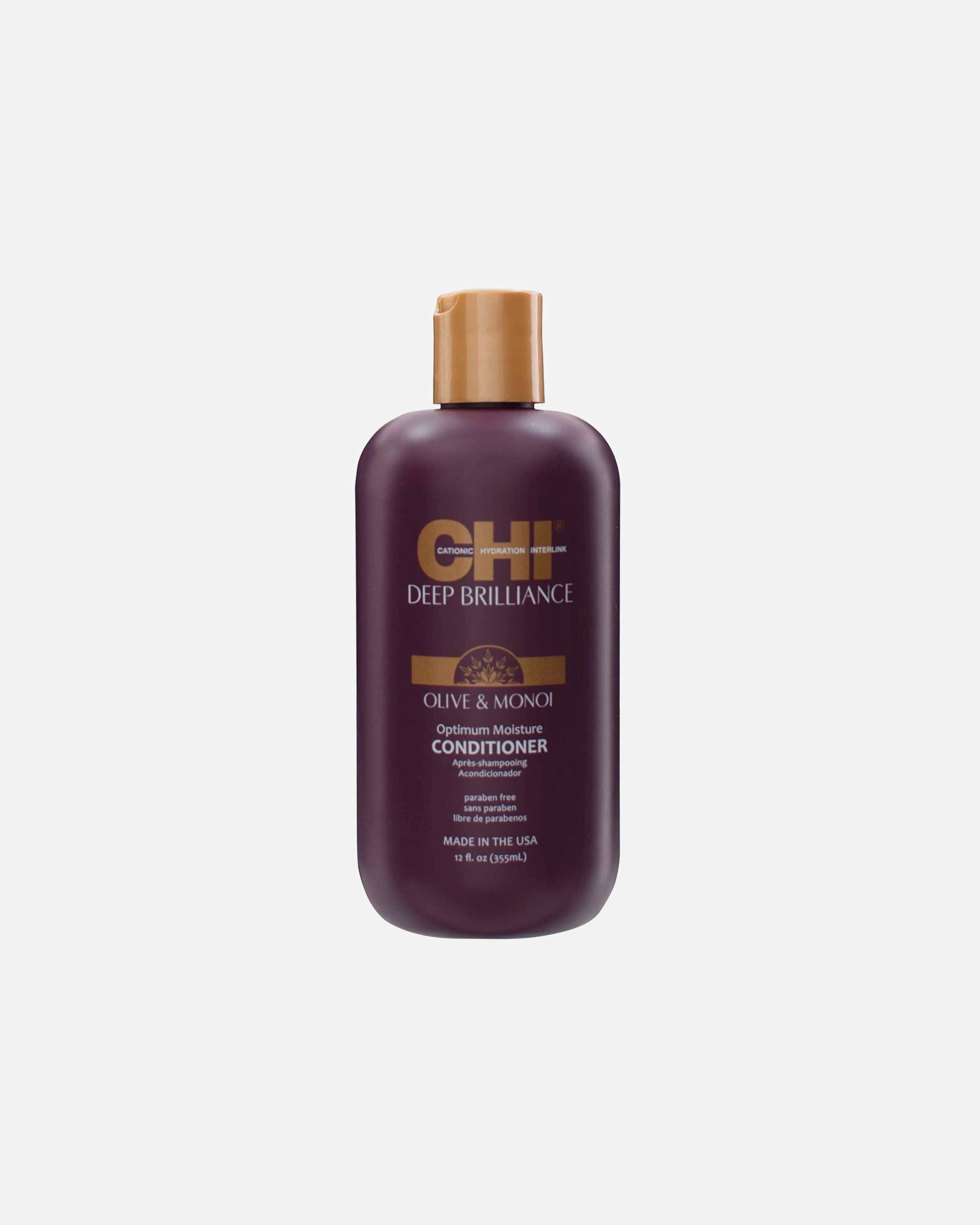 Balsam de par pentru Unisex CHI Deep Brilliance Olive & Monoi Optimum Moisture Conditionneur 355 ml