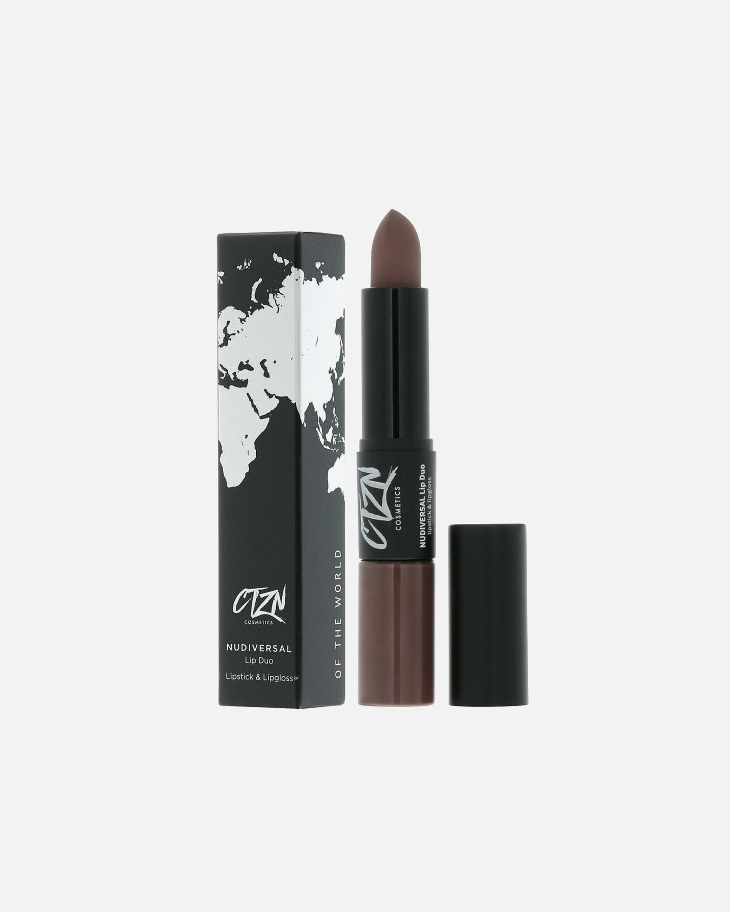 Gloss de buze pentru Unisex CTZN Cosmetics Nudiversal Lip Dup Lipstick & Lipgloss 23 Sarajevo