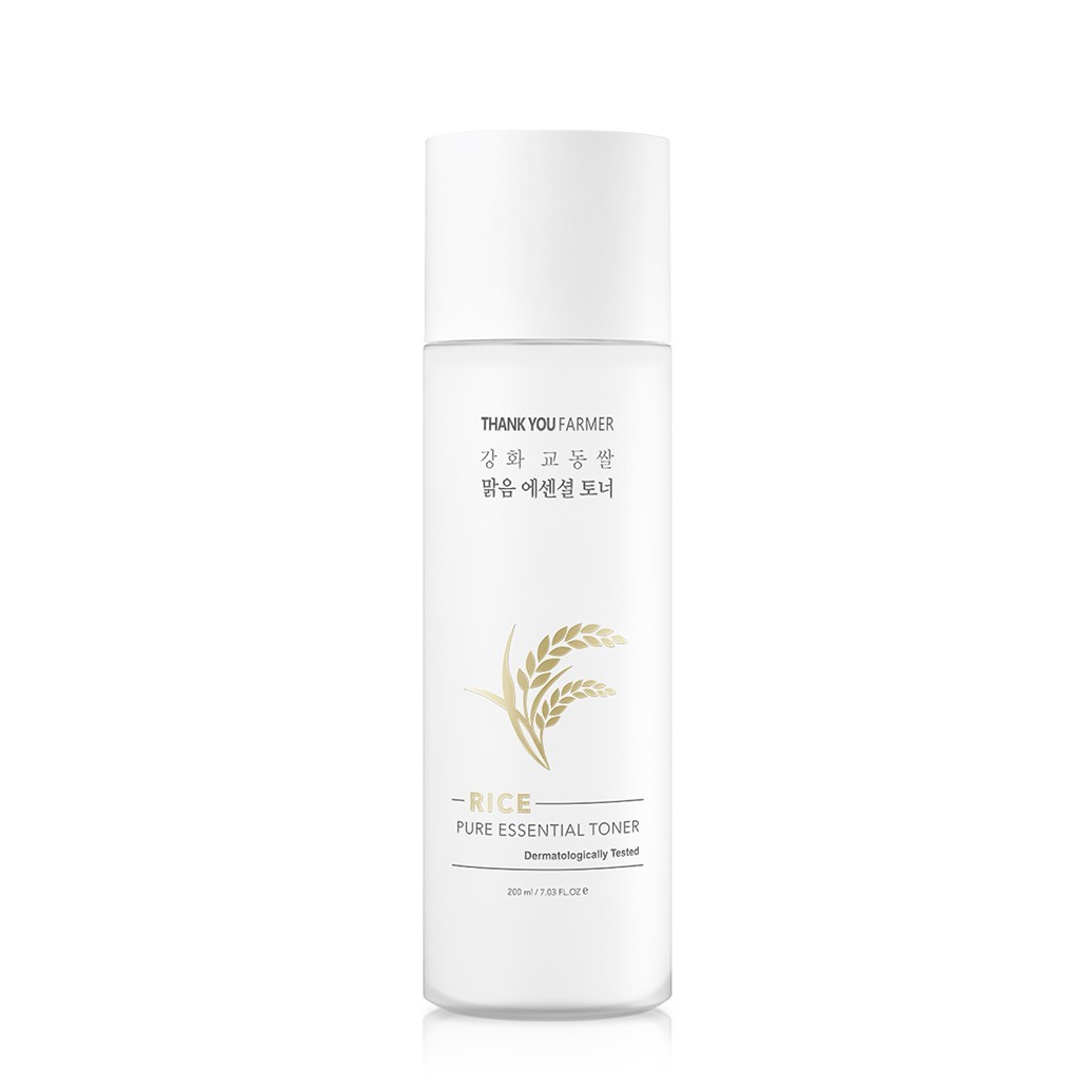 Toner pentru fata pentru Thank you Farmer Rice Pure Essential Toner 200 ml