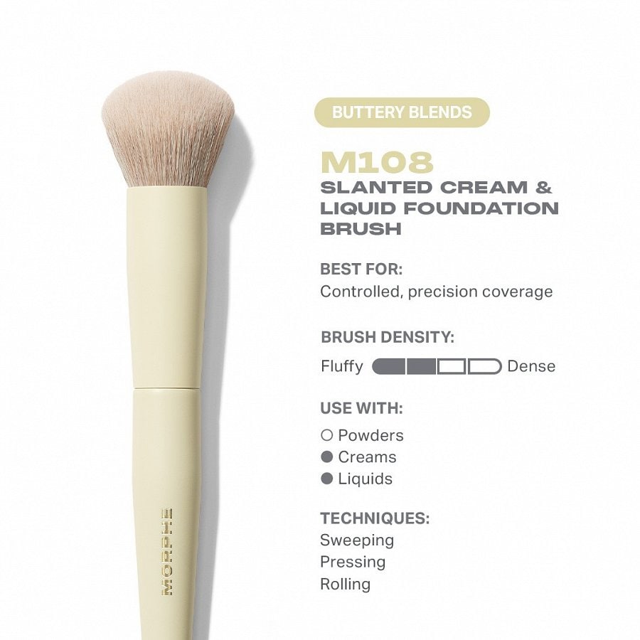 M108 Slanted Foundation Brush