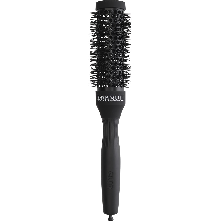 THE GLOW - Blowout Ceramic Round Brush Black S
