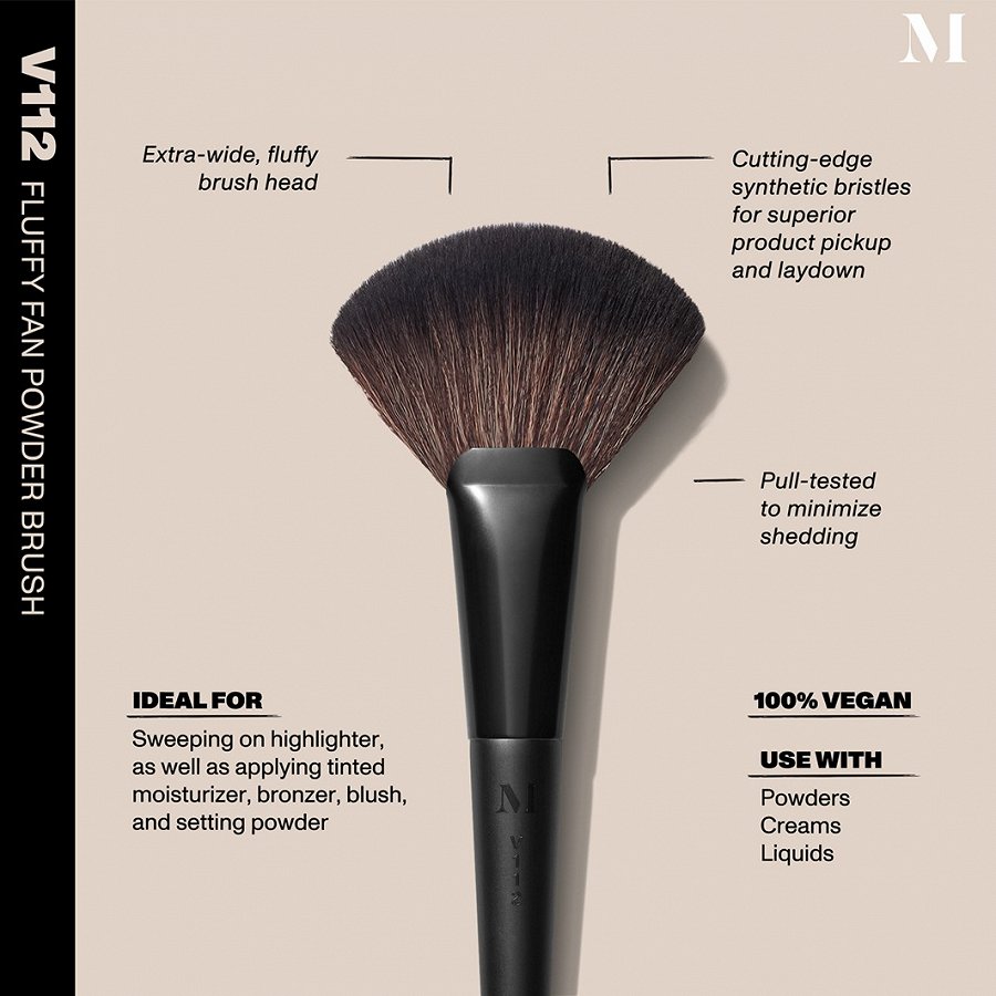 Morphe Vegan Pro Series V112 Fluffy Fan Powder Brush online la DOUGLAS