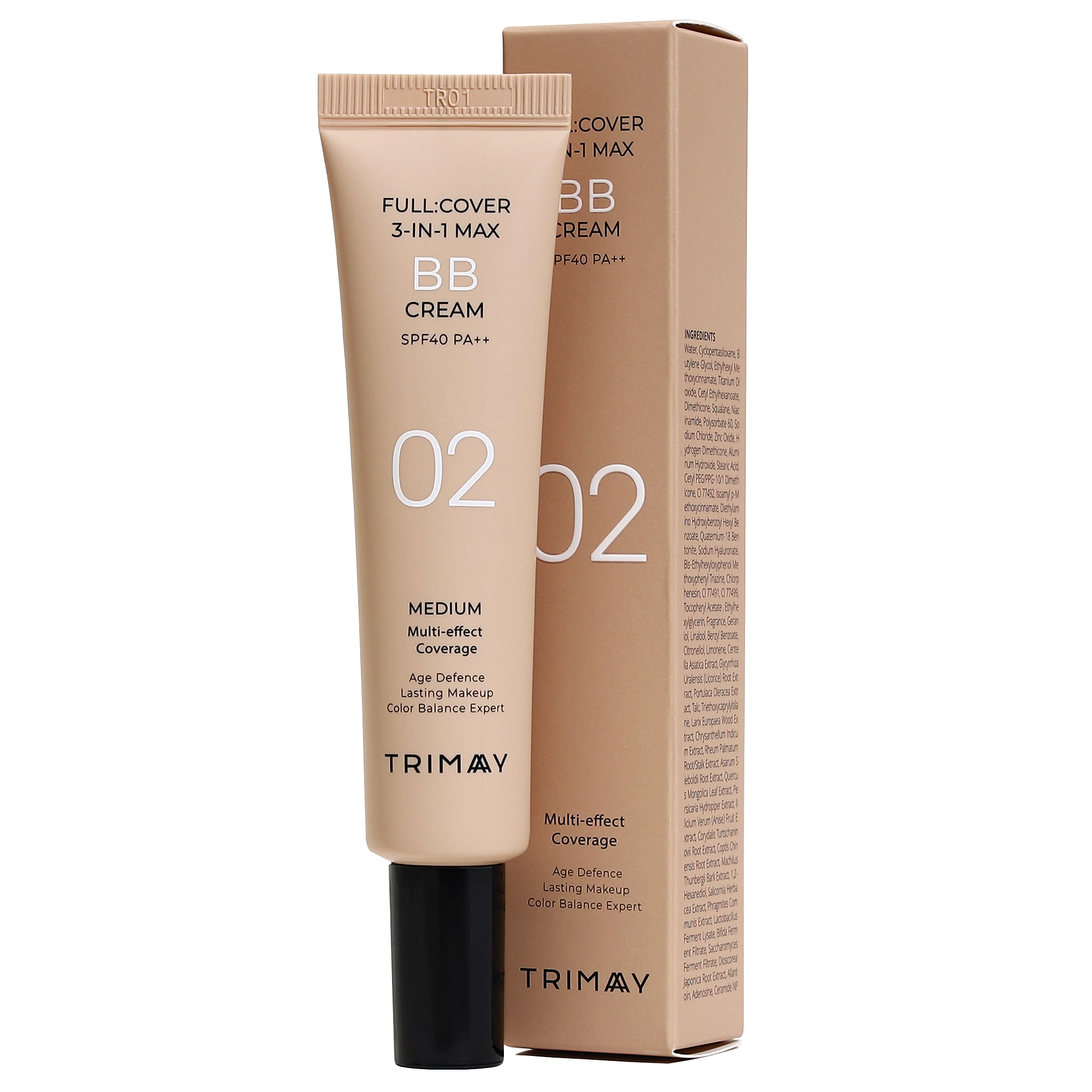 BB Cream SPF40 PA++ 3-in-1 Max Full Cover