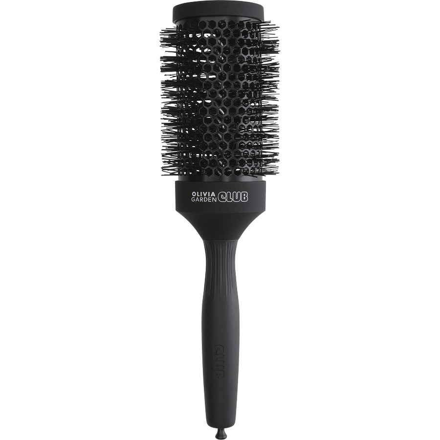 THE GLOW - Blowout Ceramic Round Brush ​Black L