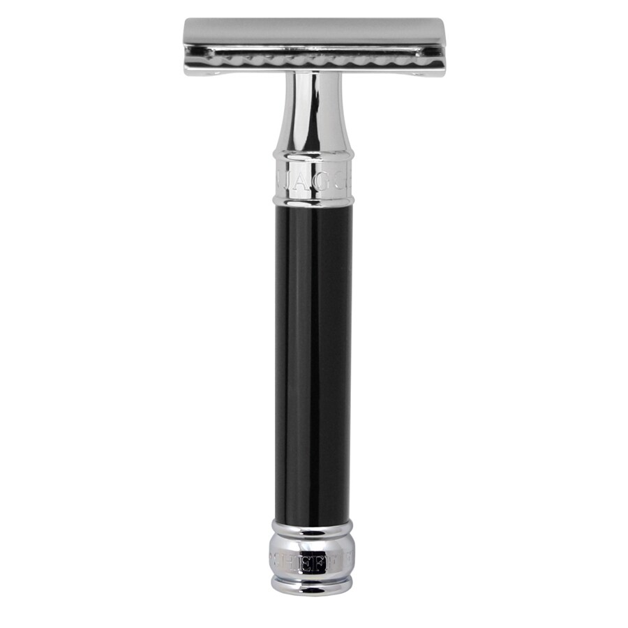 Edwin Jagger Double Edge Safety Razor Imitation Ebony Chrome Plated