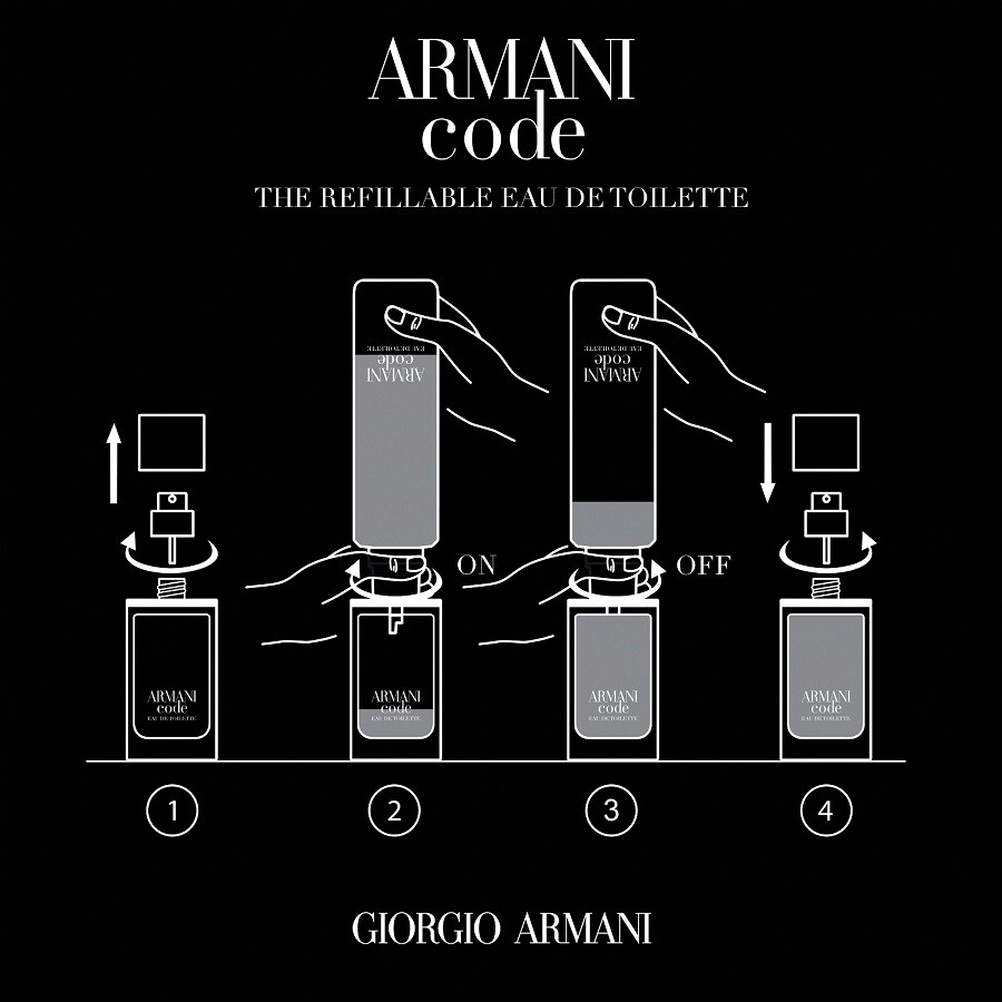 Armani Code Apa de toaleta reincarcabila barbati