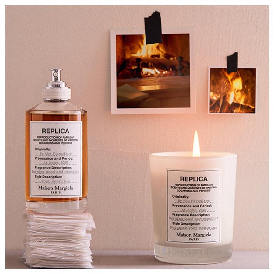 Replica By the Fireplace Candle