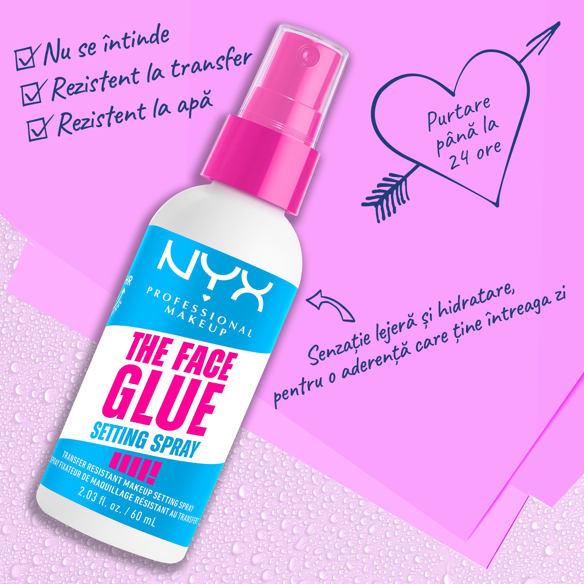 The Face Glue Setting Spray