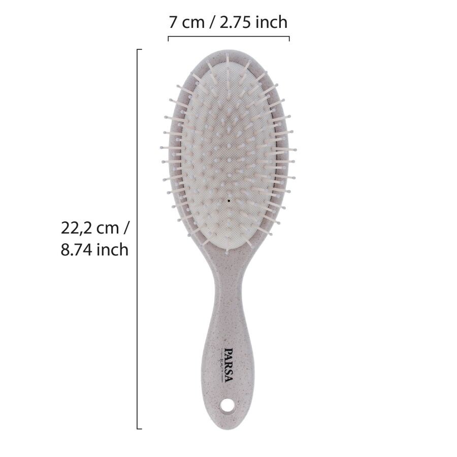 Large Oval Gray Brush