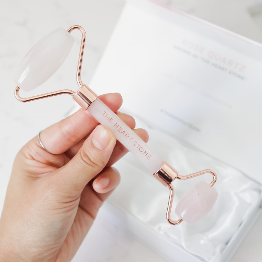 Rose Quartz Facial Roller