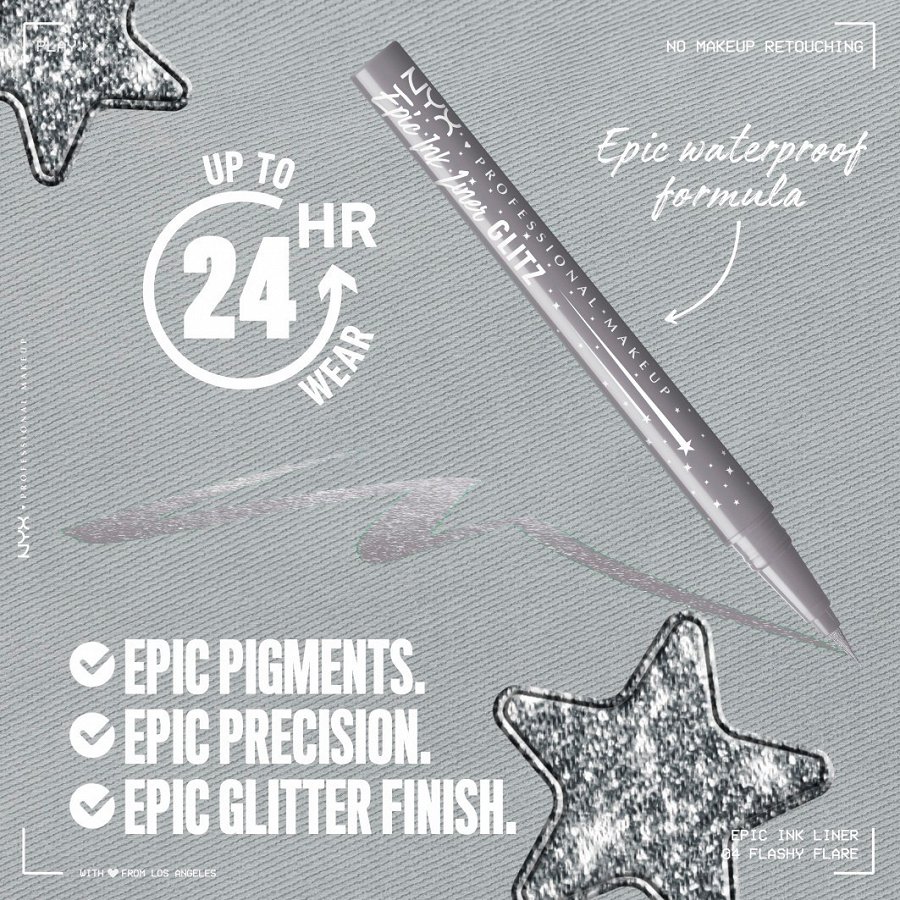 Epic Ink Waterproof Liquid Eyeliner Glitz