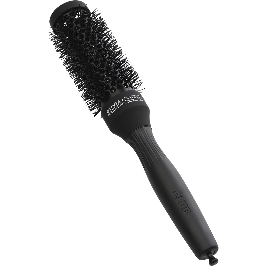 THE GLOW - Blowout Ceramic Round Brush Black S