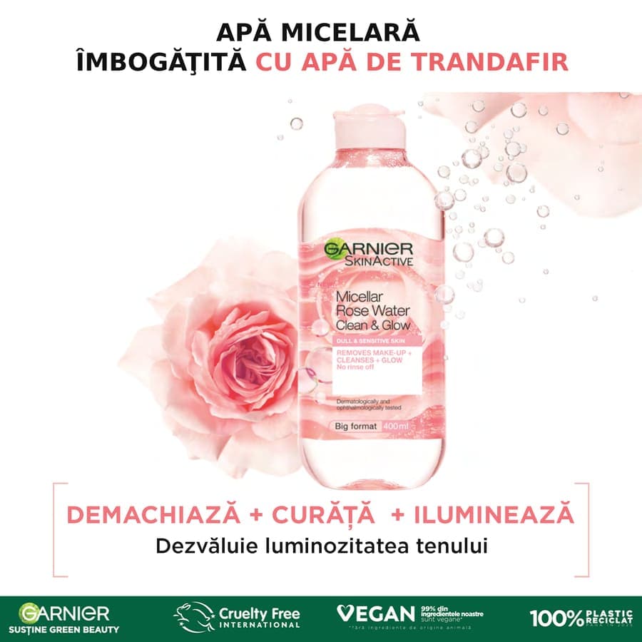 Apa Micelara Cu Apa De Trandafiri