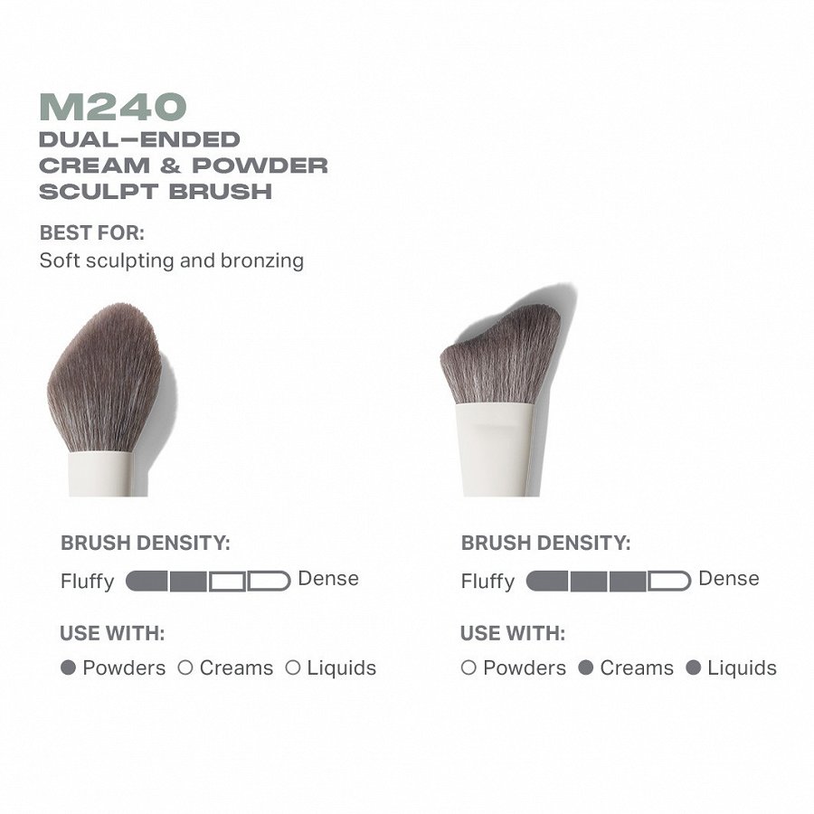 M240 Dual-Ended Cream & Powder Sculpt Brush