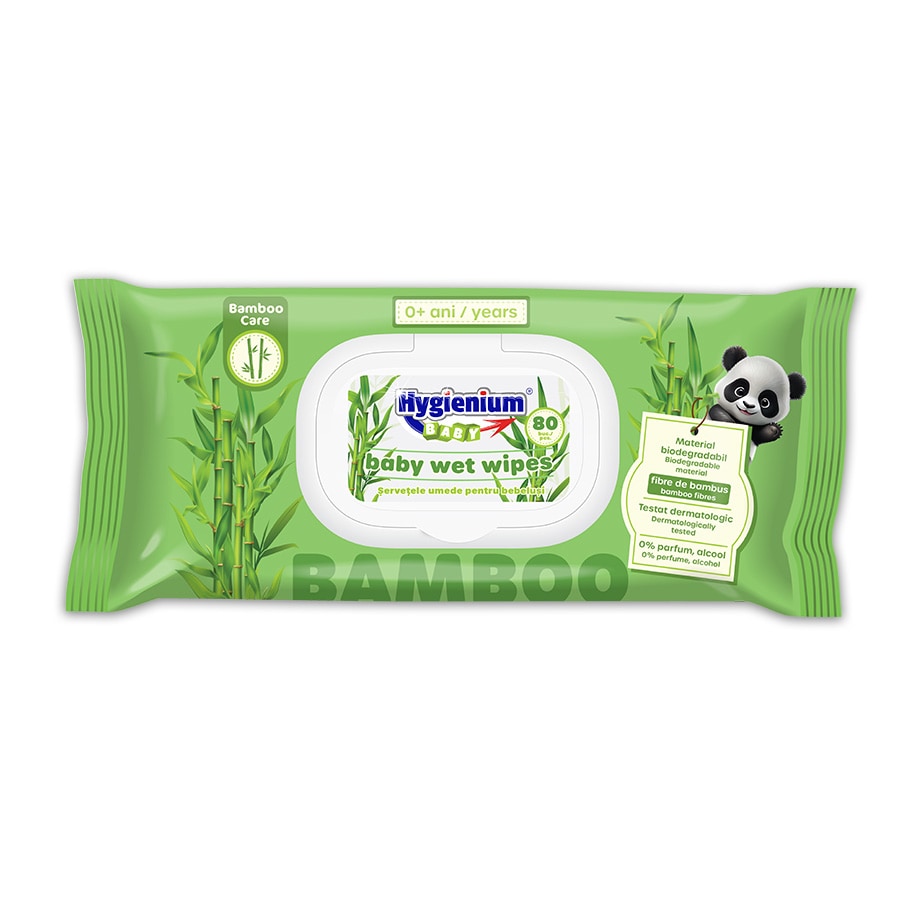 Bamboo Wet Wipes 80