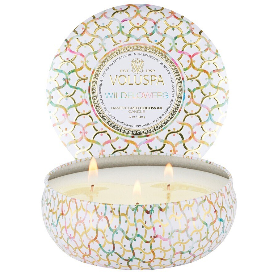 Wildflowers  Wick Tin Candle