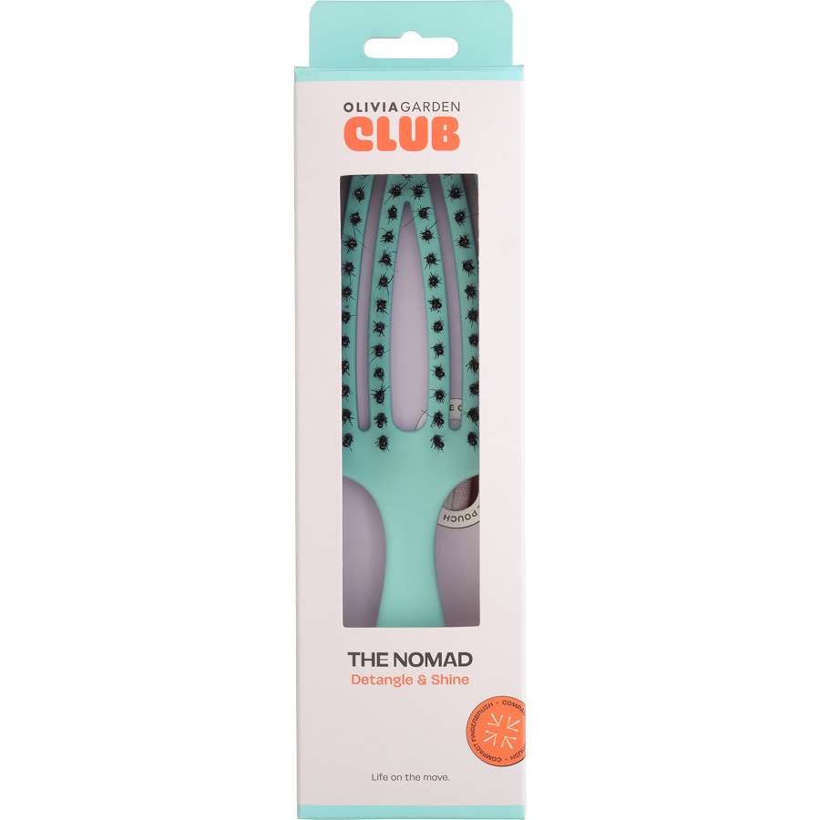 THE NOMAD - Detangling & Shine Fingerbrush​ Mint