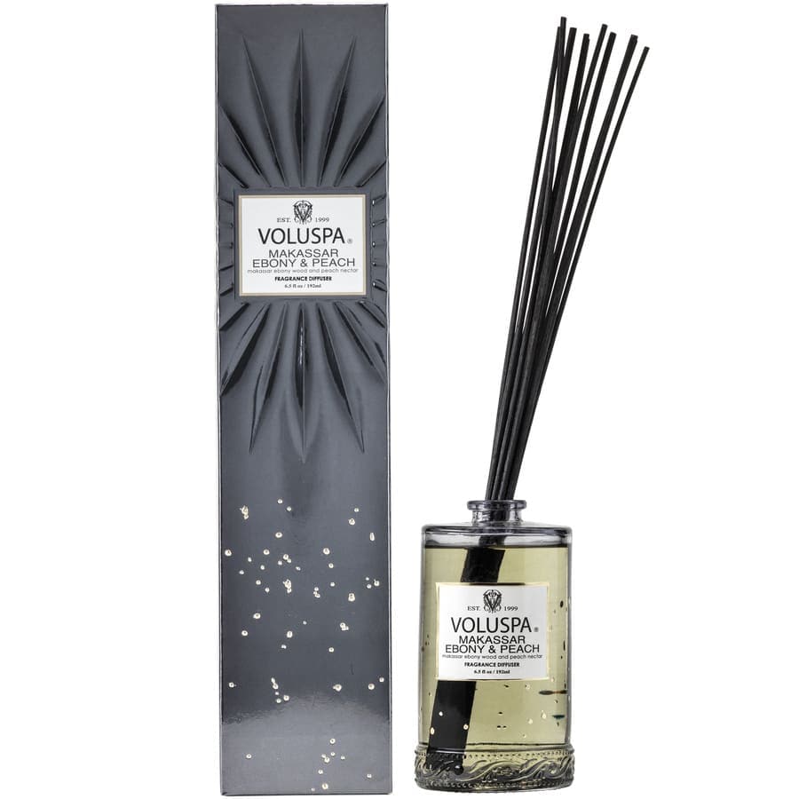 Reed Diffuser Makassar Ebony & Peach