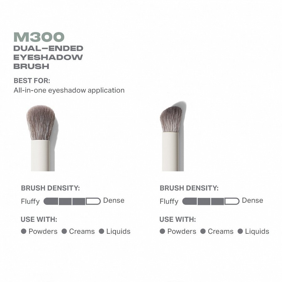 M300 Dual-Ended Eyeshadow Brush