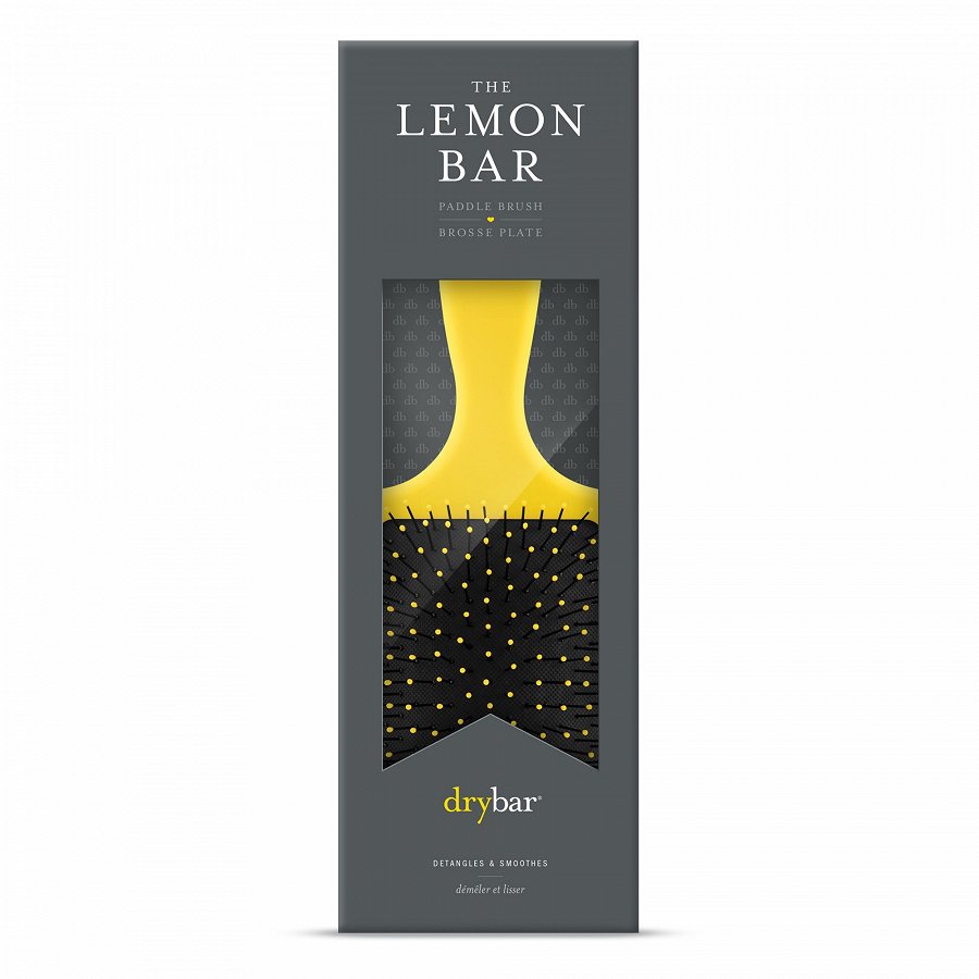 Lemon Bar Paddle Detangling and Smoothing Hair Brush