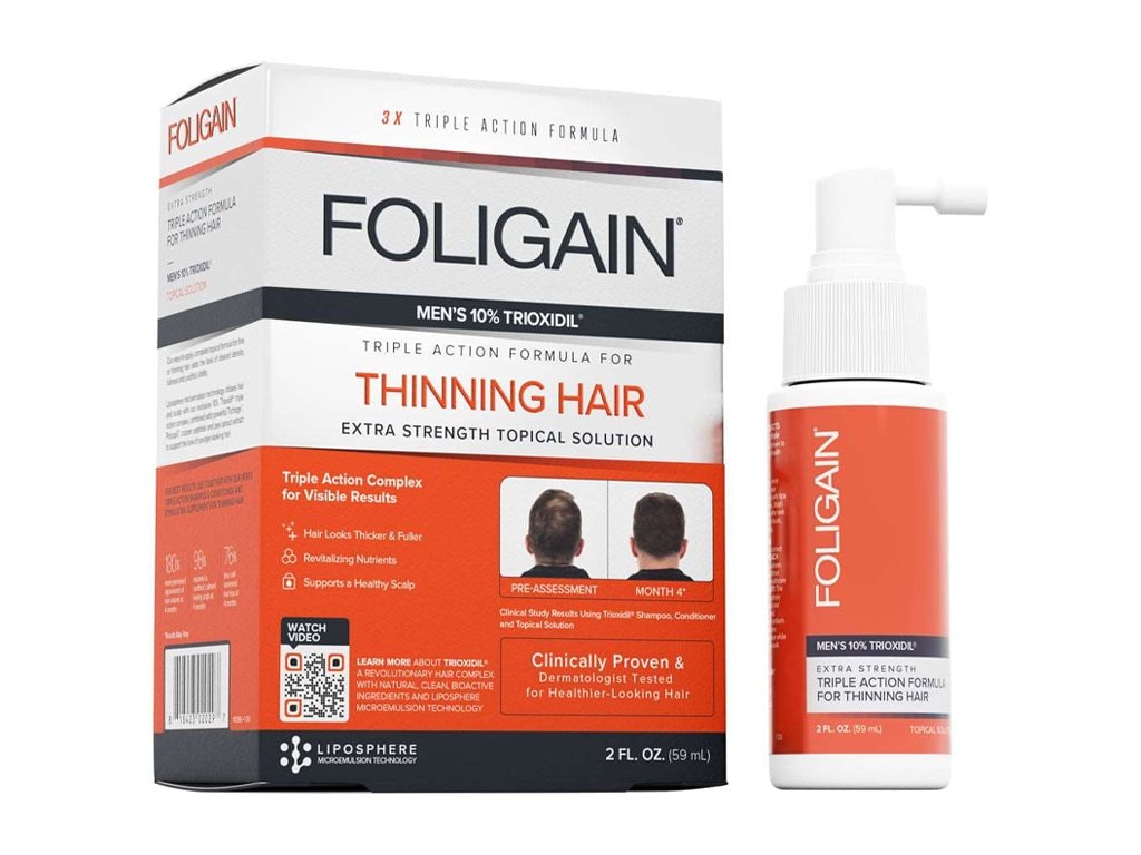 Intensive Targeted Treatment for Thinning Hair for Men with 10% Trioxidil