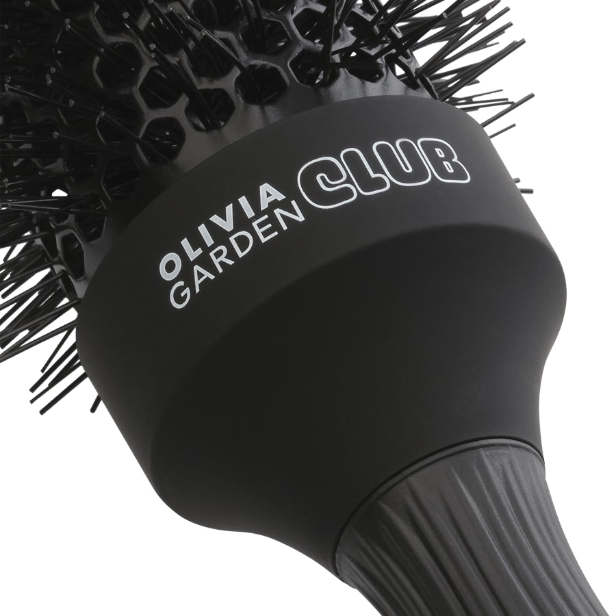 THE GLOW - Blowout Ceramic Round Brush Black ​M