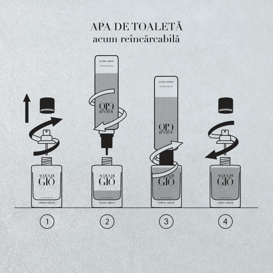 Acqua di Gio Eau de Toilette - Apa de toaleta reincarcabila barbati