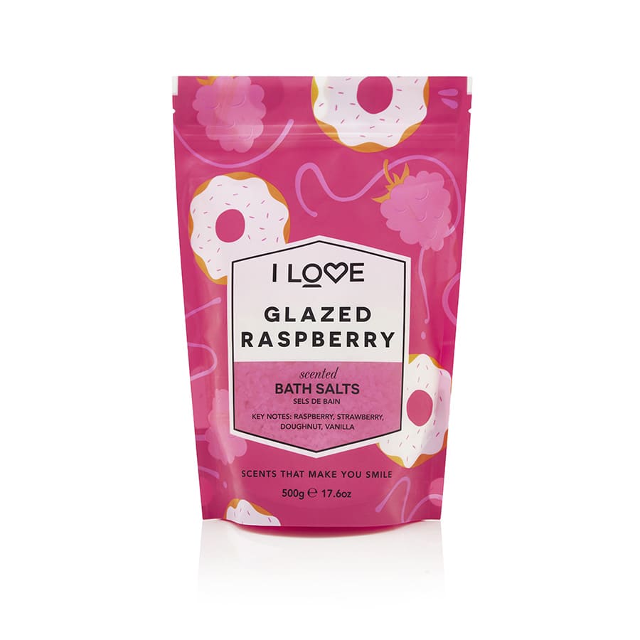 Glazed Raspberry Bath Salts